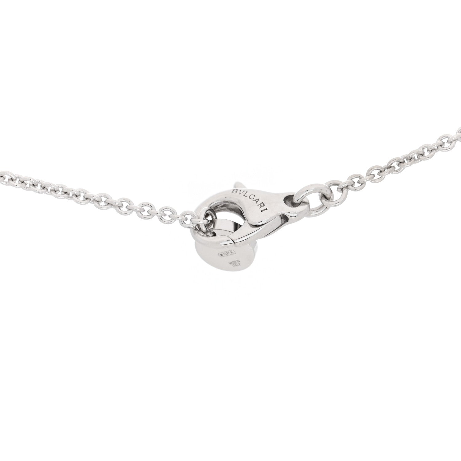 Bulgari Sterling Silver Ceramic Save The Children Pendant Necklace 5 of 6