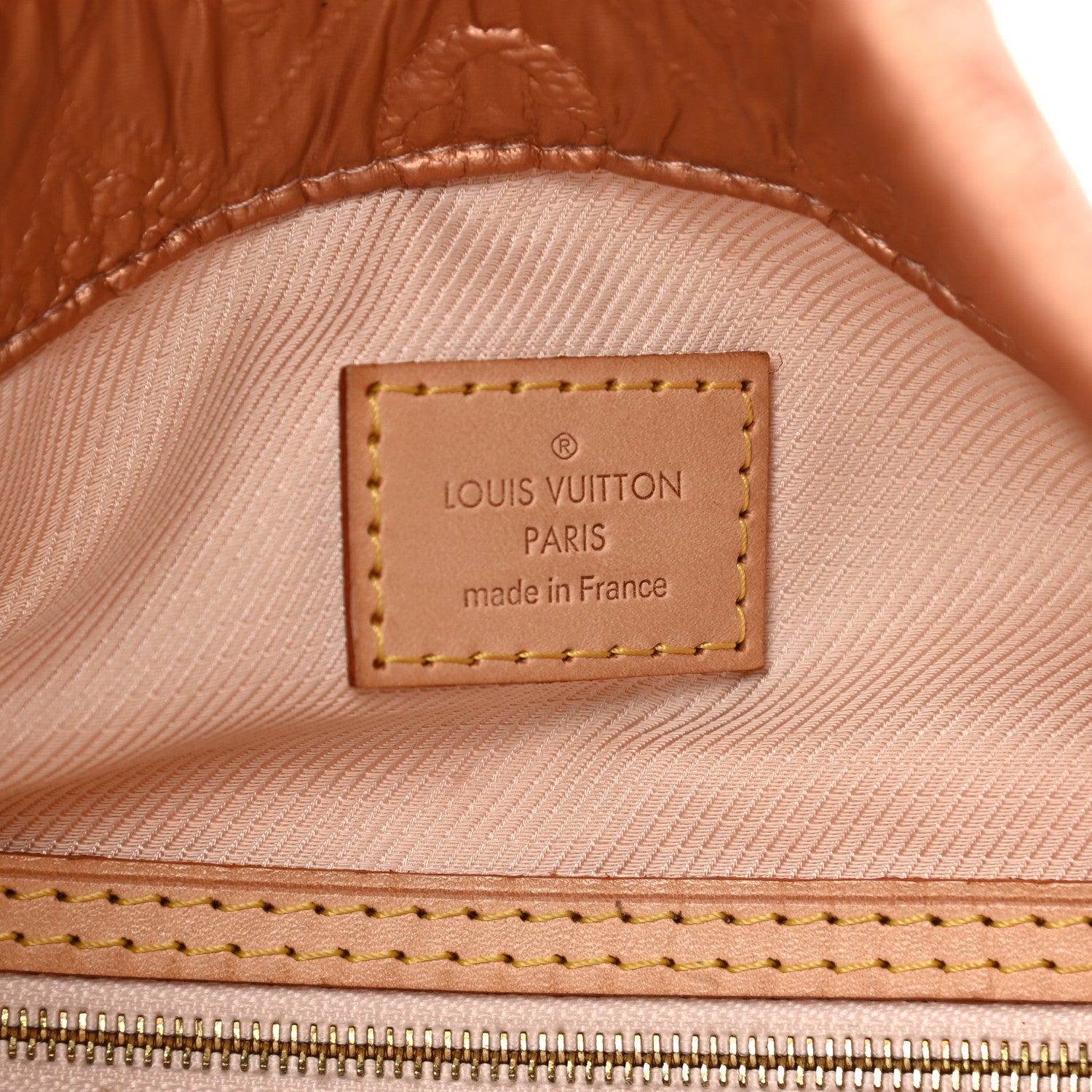 Louis Vuitton Jacquard Quilted Monogram Limelight Clutch GM Rose Gold 6 of 10