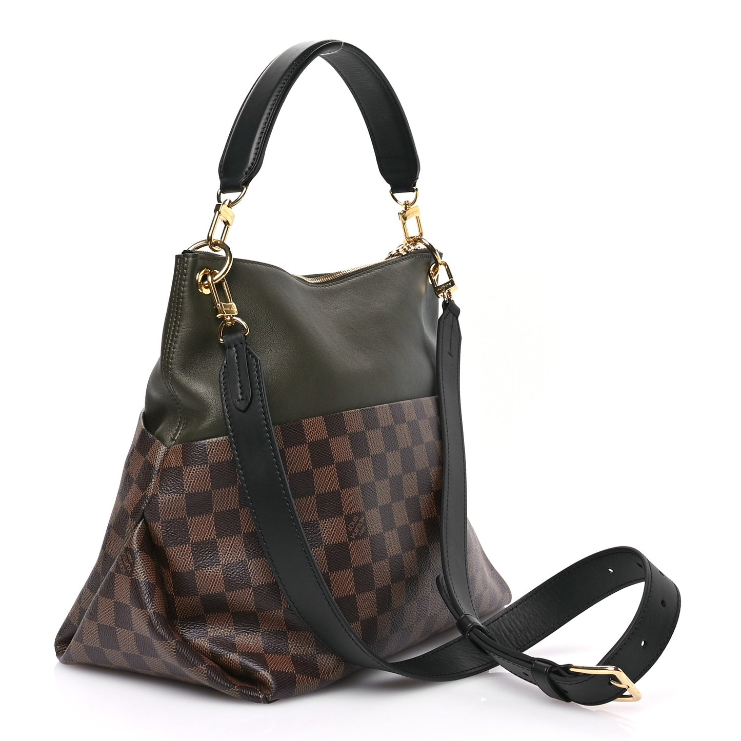 Damier Ebene Calfskin Maida Khaki