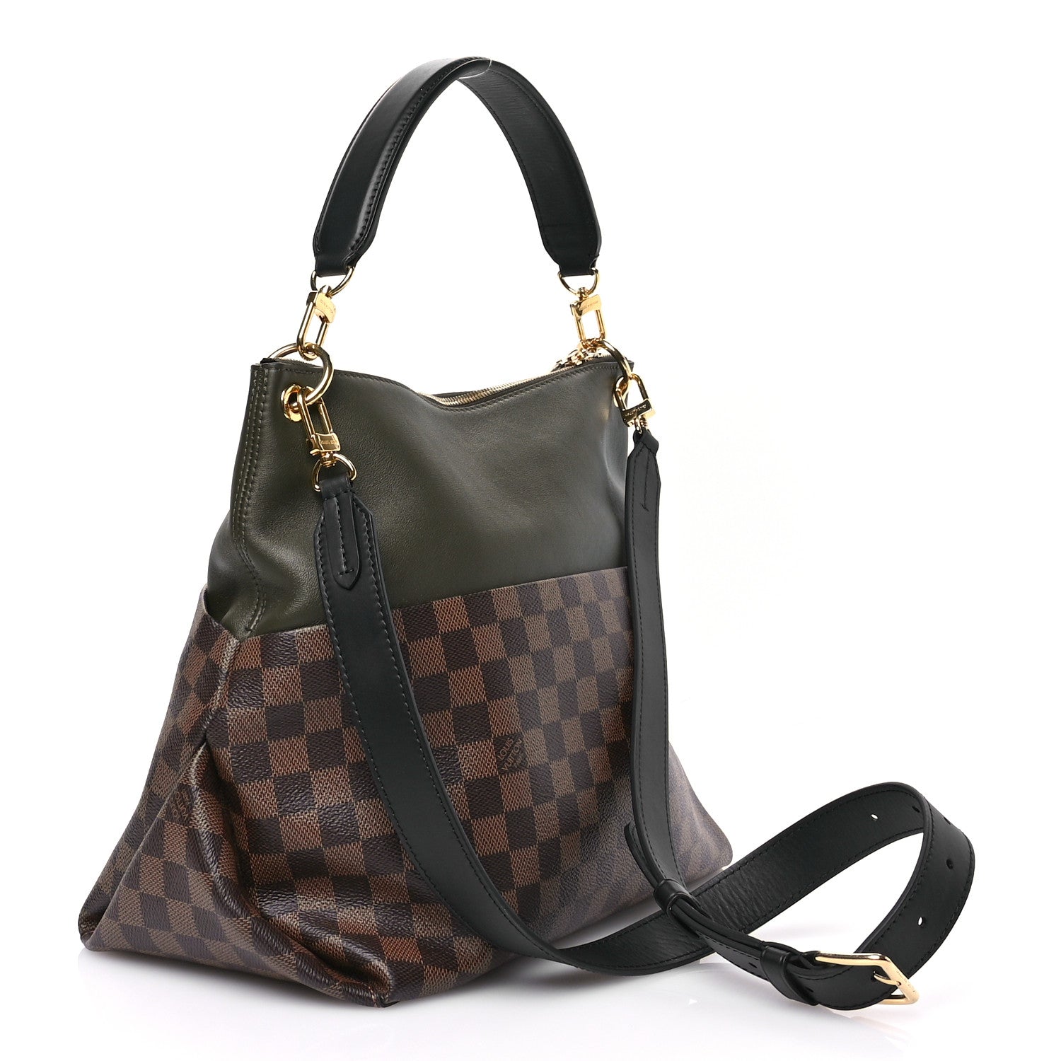 Louis Vuitton Damier Ebene Calfskin Maida Khaki 3 of 10