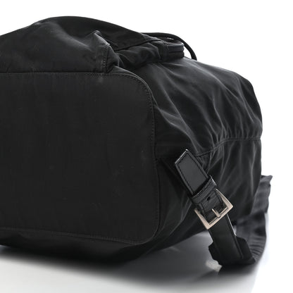 Prada Nylon Vela Medium Cinch Backpack Black 7 of 7