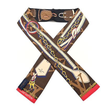 Louis Vuitton Silk Monogram Tribute To Bandeau Marron 1 of 3