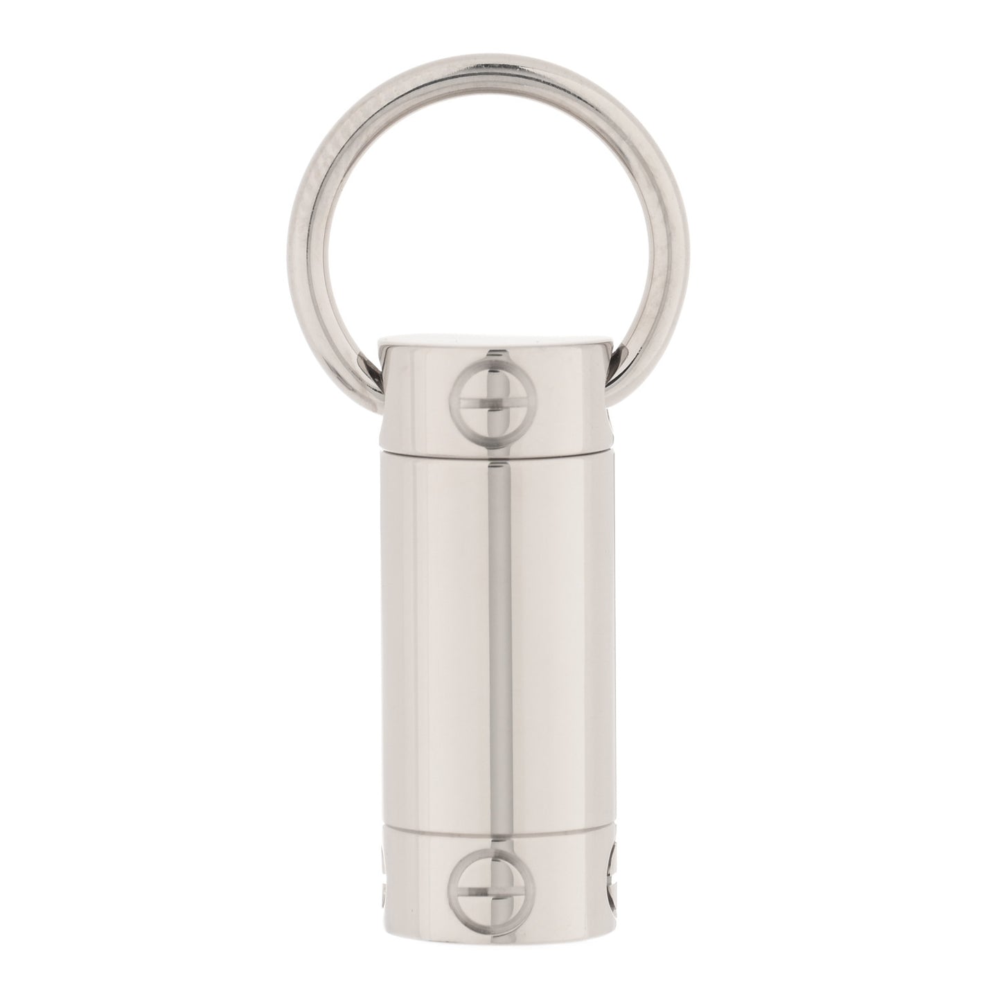 18K White Gold Diamond Screwdriver Pendant