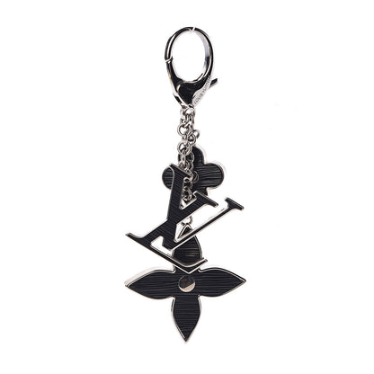 Louis Vuitton Fleur d'Epi Bag Charm Black 1 of 2