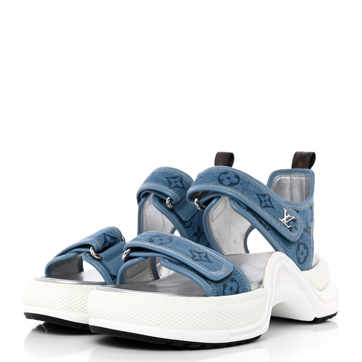 Louis Vuitton Monogram Denim LV Archlight Sandal 40 Denim Blue 3 of 16