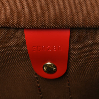 Louis Vuitton Calfskin Monogram Keepall Bandouliere 50 Coquelicot 6 of 11