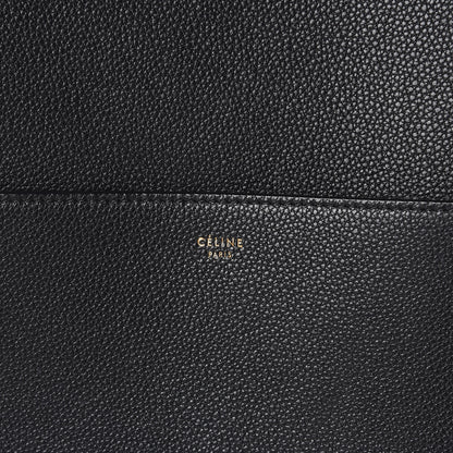 Celine Soft Grained Calfskin Sangle Bucket Bag Black 6 of 8