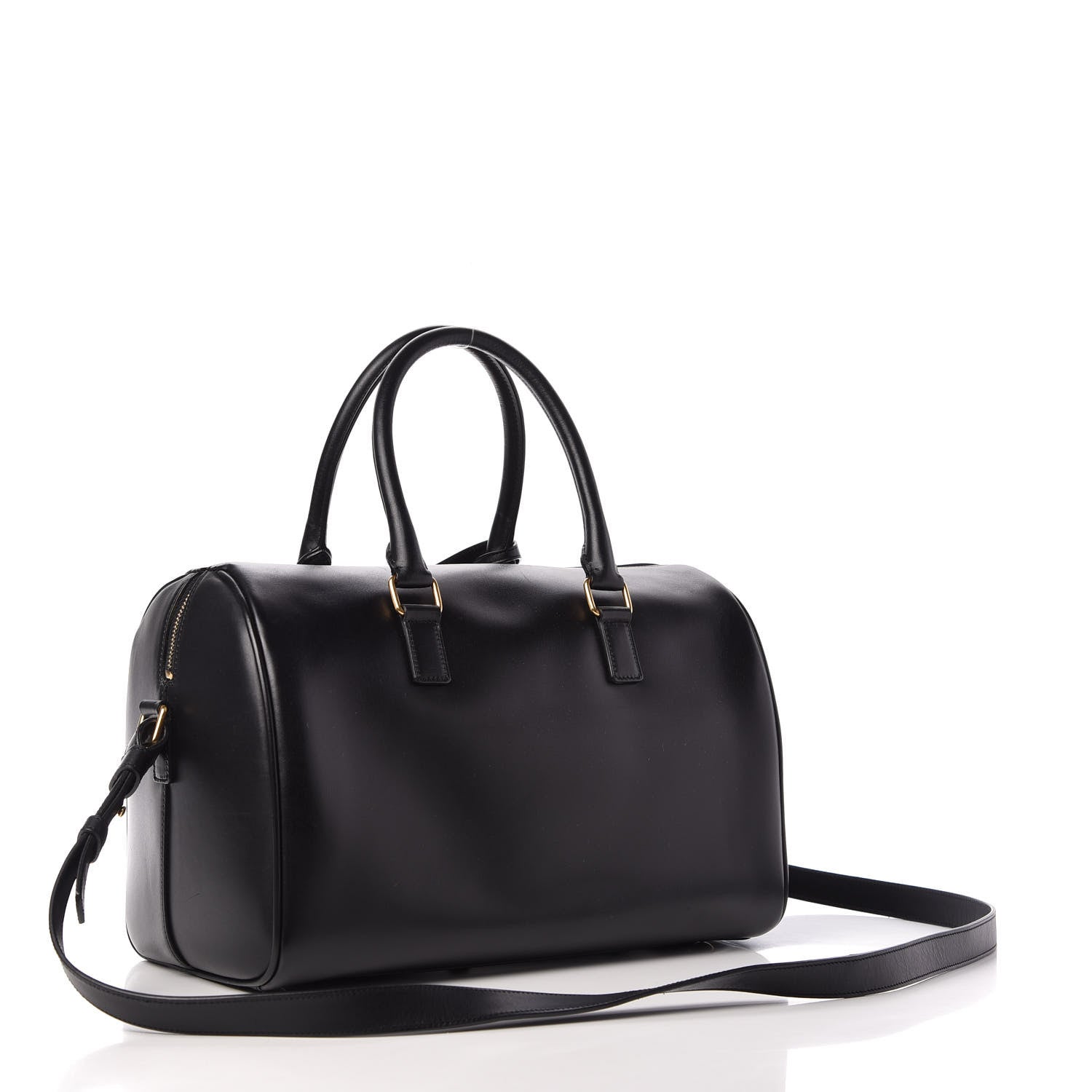 Saint Laurent Calfskin Classic Duffle 6 Black 3 of 11