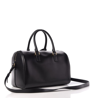 Saint Laurent Calfskin Classic Duffle 6 Black 3 of 11
