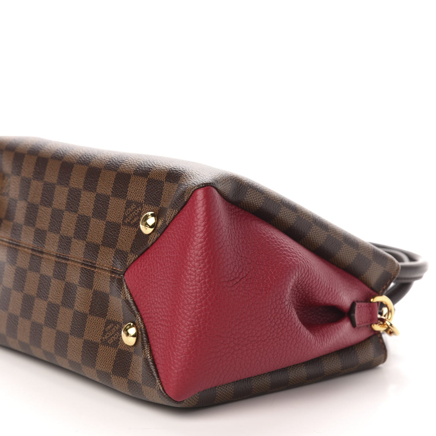 Damier Ebene Cuir Taurillon Brittany Bordeaux