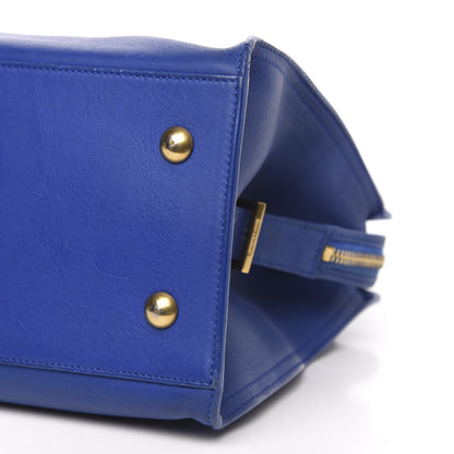 Saint Laurent Calfskin Small Classic Y Cabas Royal Blue 9 of 20