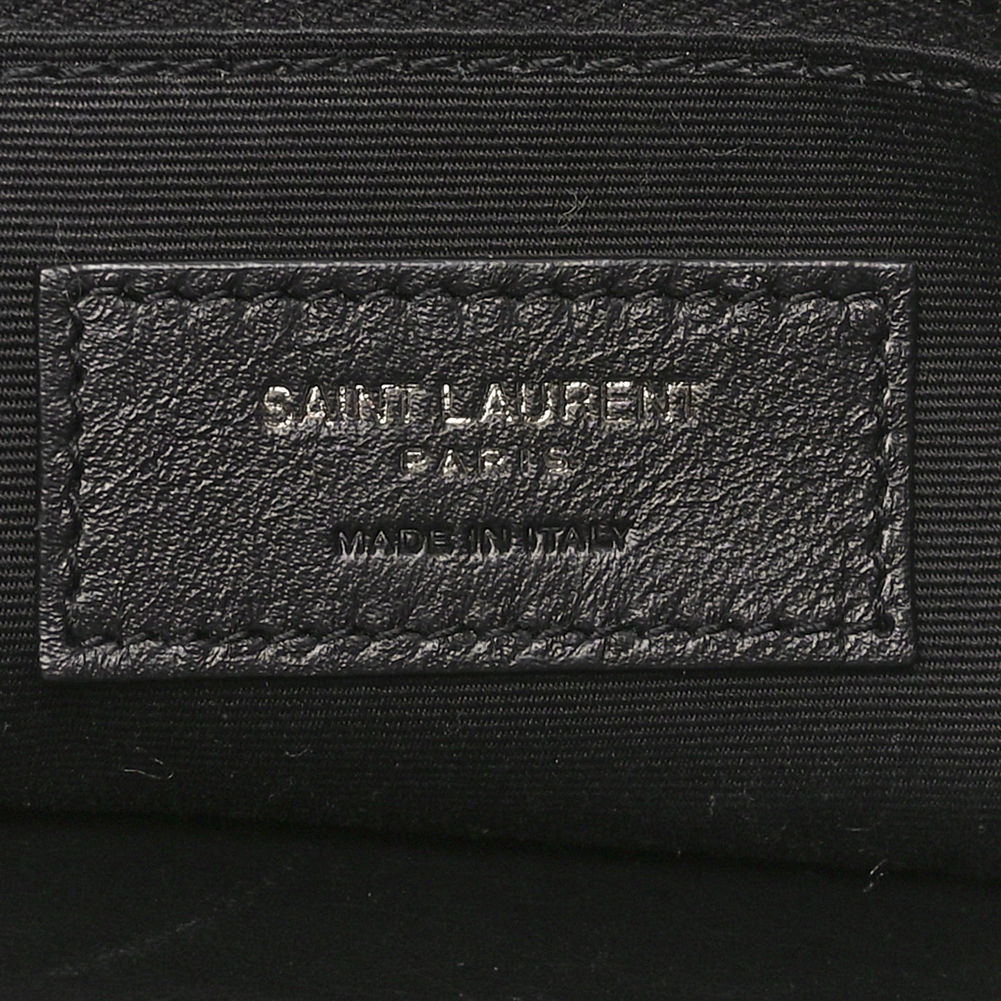 Crinkled Calfskin Matelasse Monogram Medium Niki Chain Satchel Black