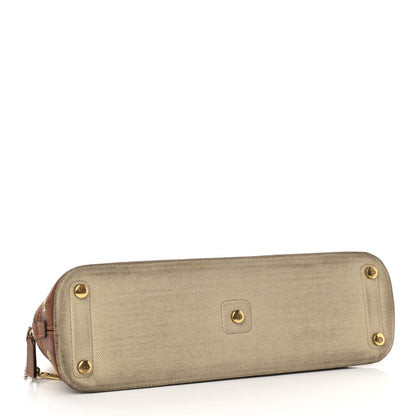 Christian Dior Canvas Calfskin Street Chic Top Handle Bag Beige 4 of 15
