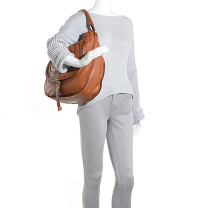 Chloe Calfskin Large Marcie Hobo Tan 2 of 11