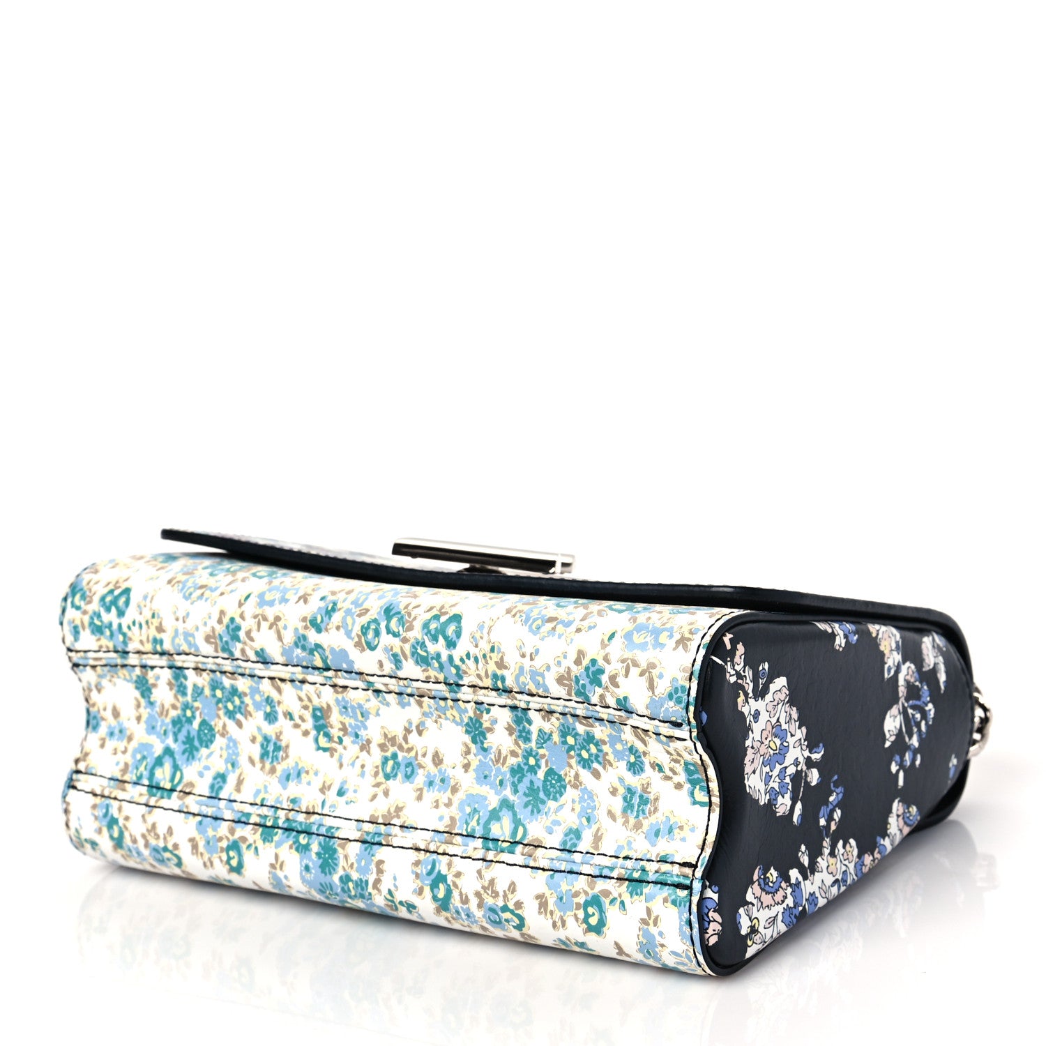 Louis Vuitton Printed Calfskin Flower Twist Shoulder Bag MM 6 of 6