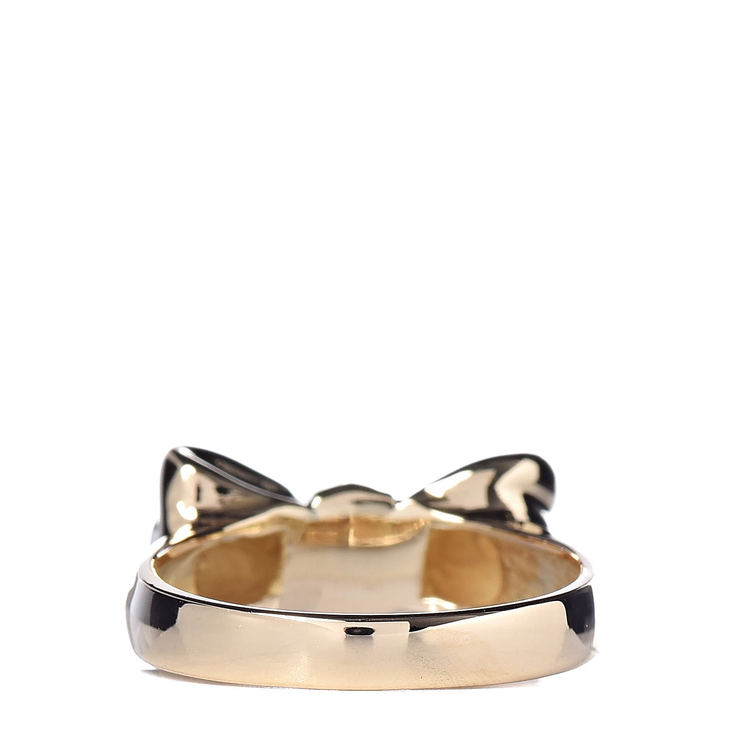 Tiffany 18K Yellow Gold Bow Ring 49 4.75 4 of 6