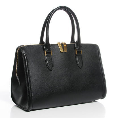 Alexander McQueen Grained Calfskin Medium Heroine Black 3 of 9