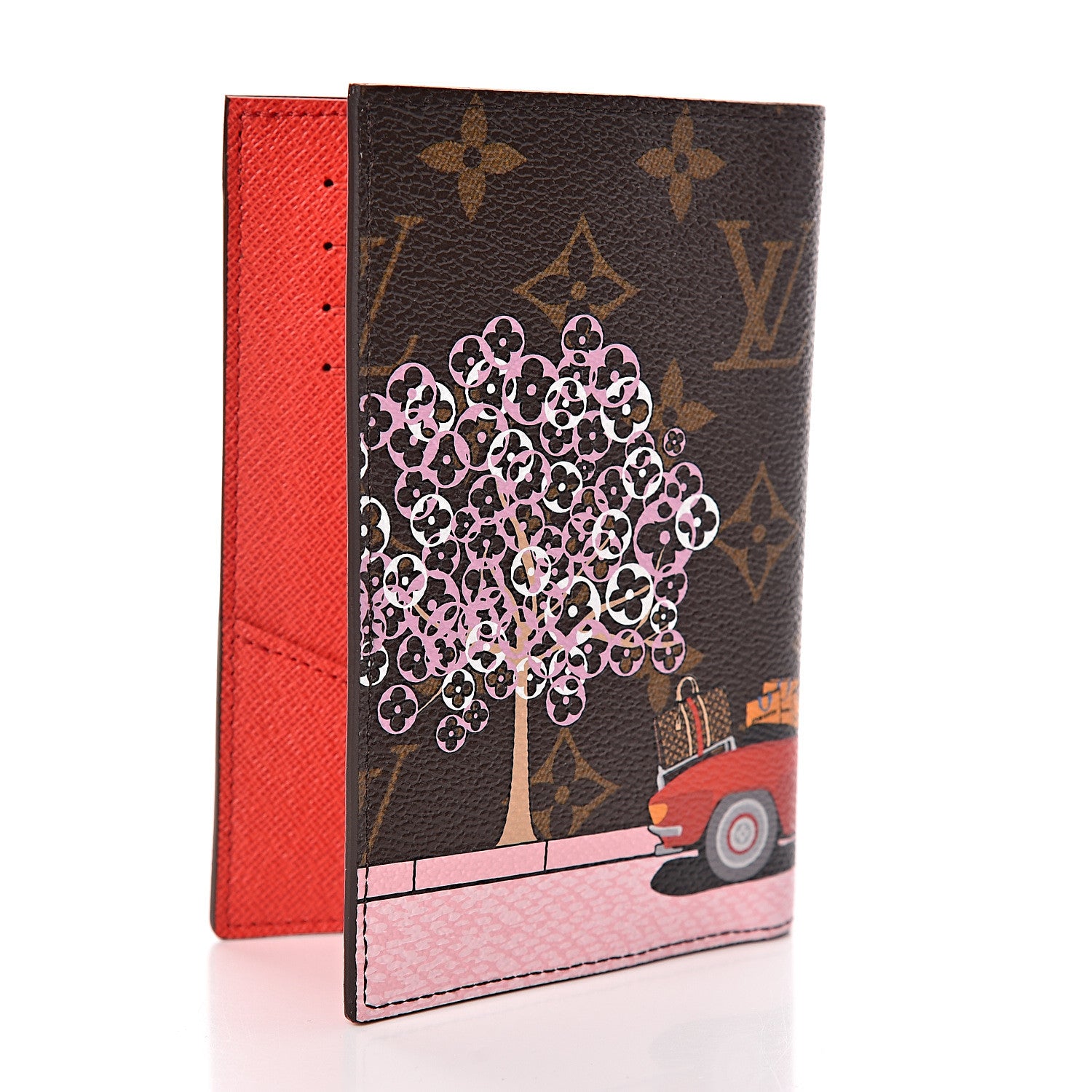 Louis Vuitton Monogram 2019 Christmas Animation Passport Cover Rouge 3 of 8
