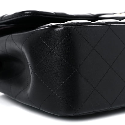 Chanel Lambskin Quilted Jumbo Double Flap Black 5 of 14
