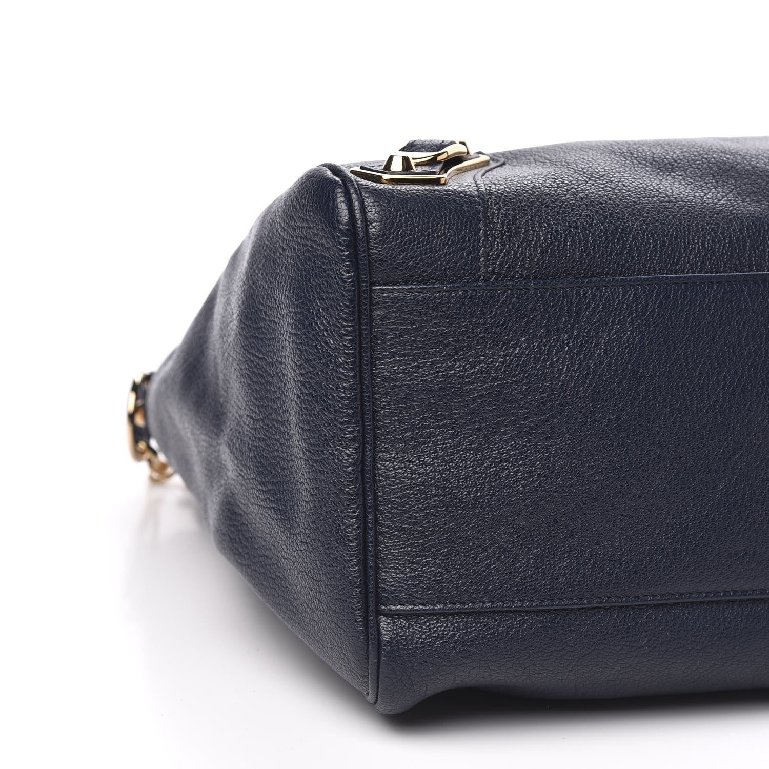 Balenciaga Chevre Gold Metallic Edge Hardware Velo Bleu Nuit Dark Sea 8 of 10