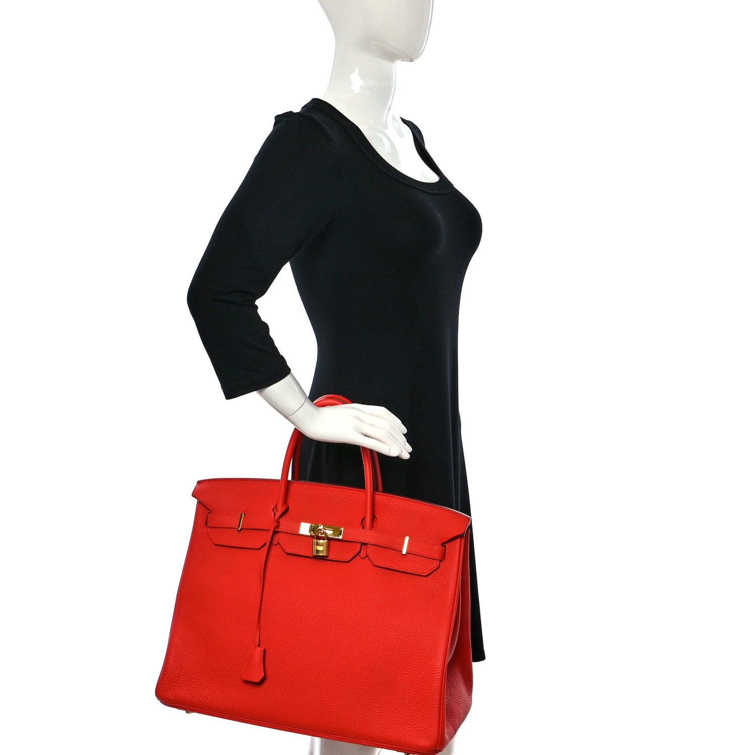 Hermes Togo Birkin 40 Capucine 2 of 13