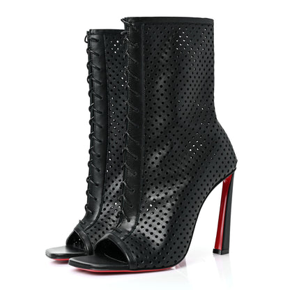 Christian Louboutin Nappa Condora 100 Boots 37.5 Black 3 of 7