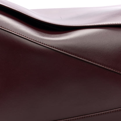 Loewe Calfskin Large Puzzle Edge Bag Burgundy 7 of 9