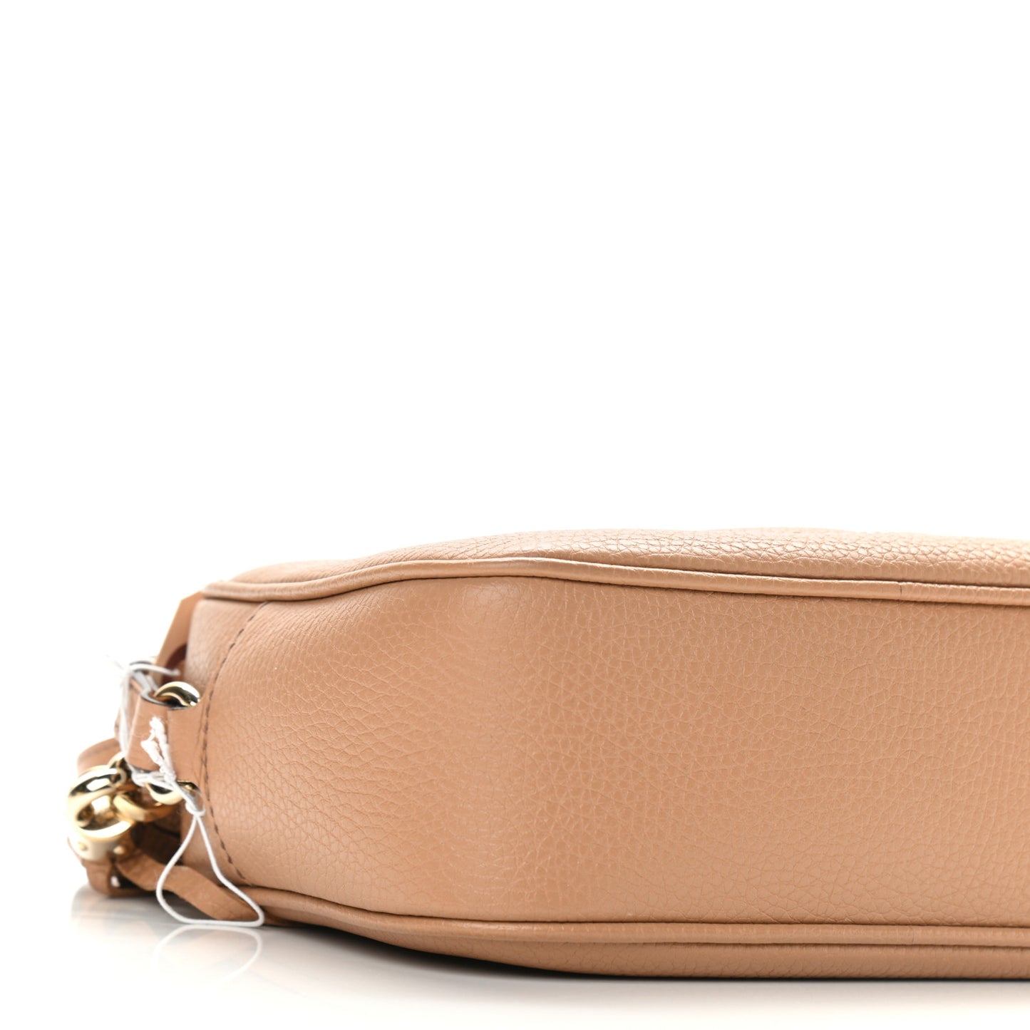 Pebbled Calfskin Small Soho Disco Bag Camelia