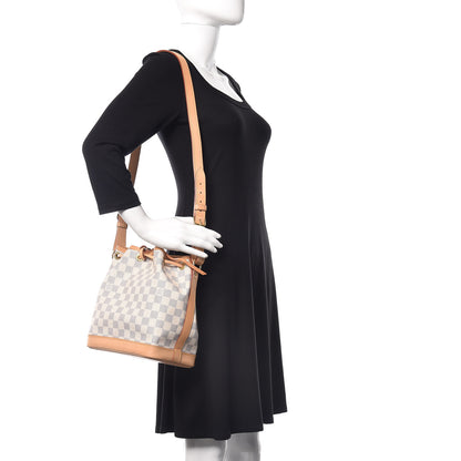 Louis Vuitton Damier Azur Noe BB 2 of 13