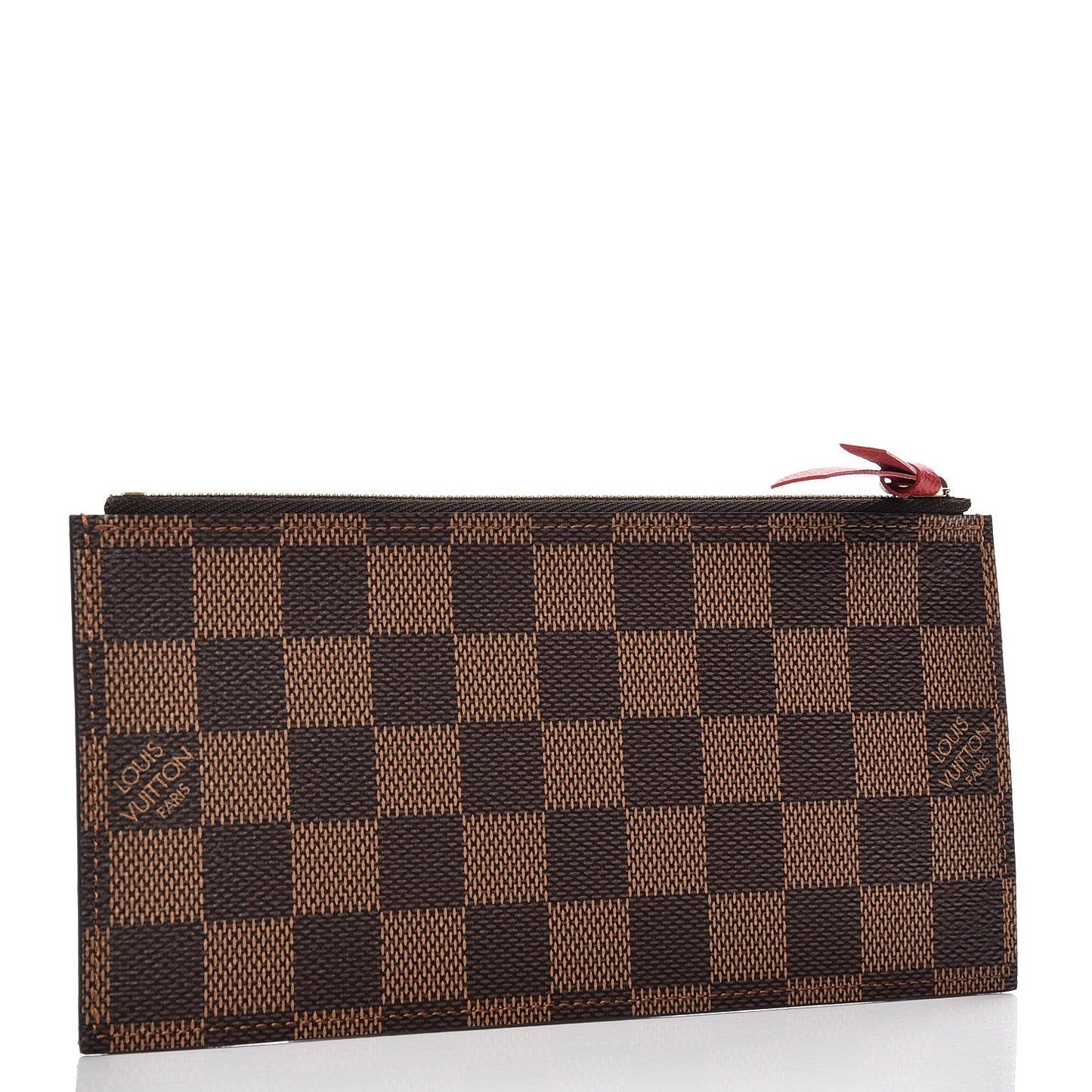 Damier Ebene Felicie Chain Wallet Zippered Insert