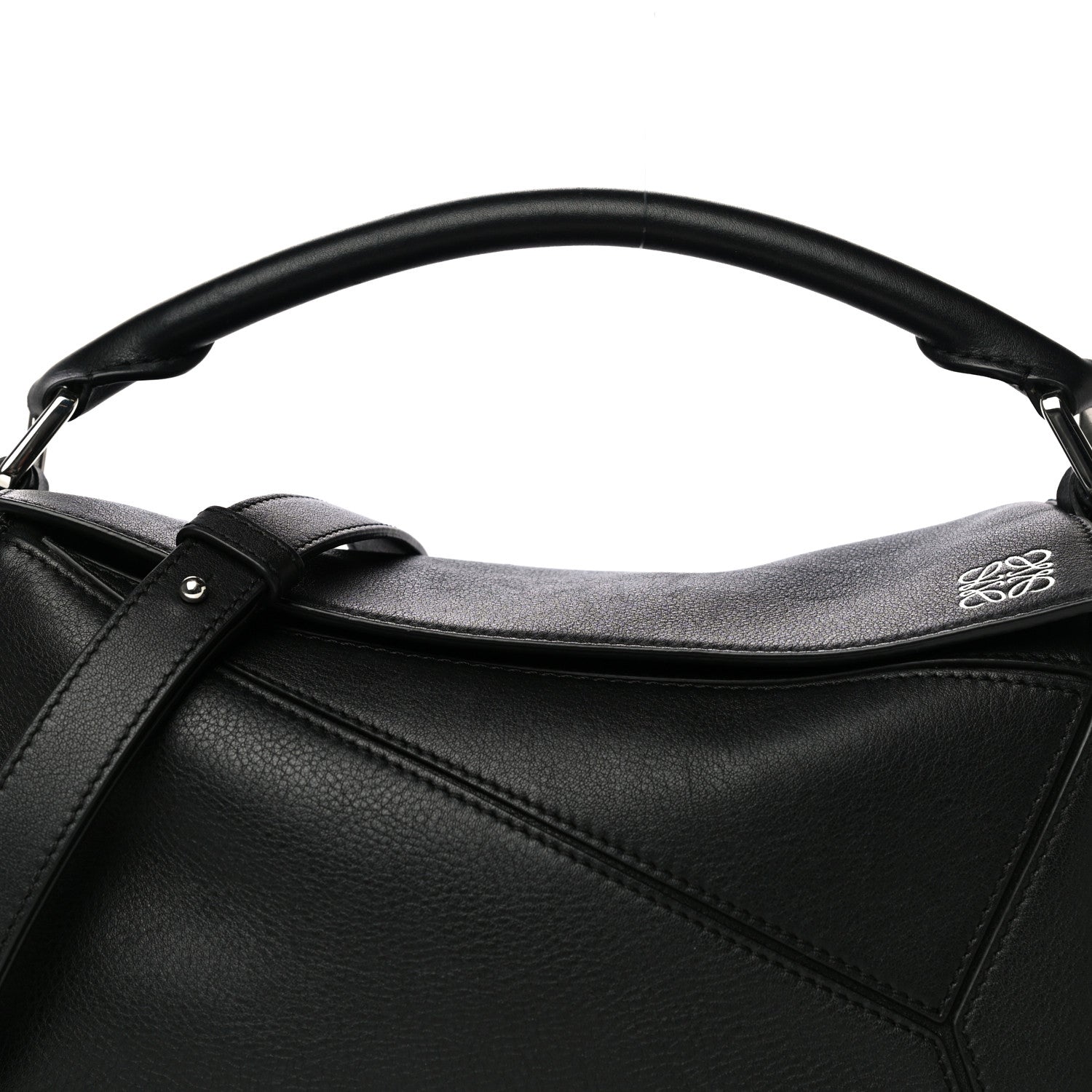Loewe Calfskin Small Puzzle Bag Black 6 of 9