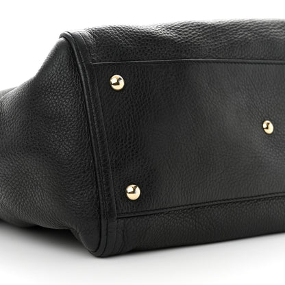 Gucci Pebbled Calfskin Medium Soho Shoulder Bag Black 9 of 13