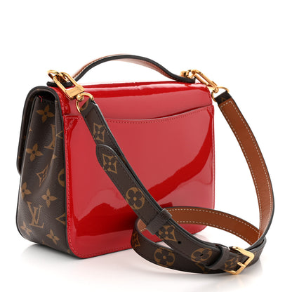 Louis Vuitton Patent Calfskin Monogram Cherrywood BB Scarlet 3 of 10
