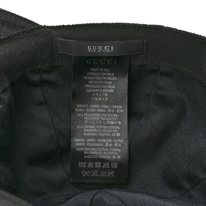 Gucci Monogram Web Baseball Hat M Black 8 of 10
