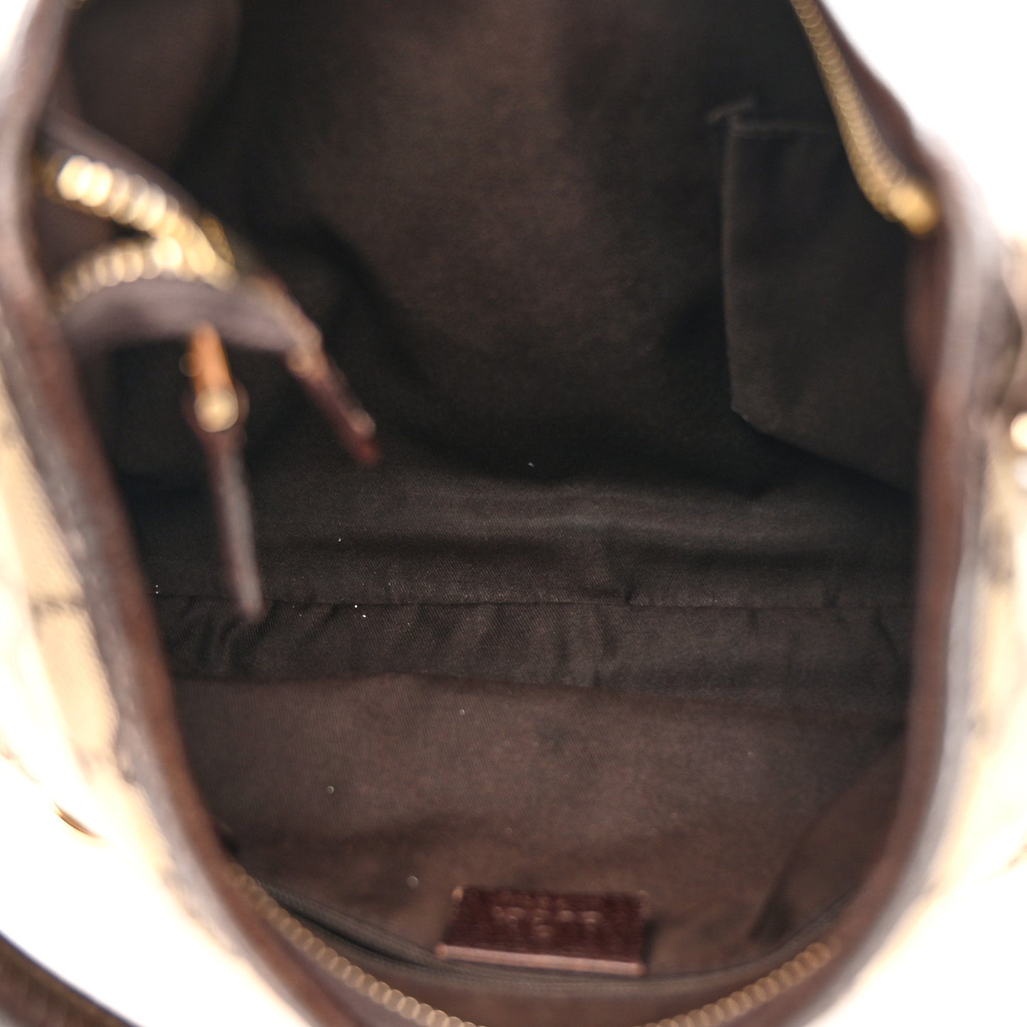 Monogram Medium Abbey D Ring Hobo Brown