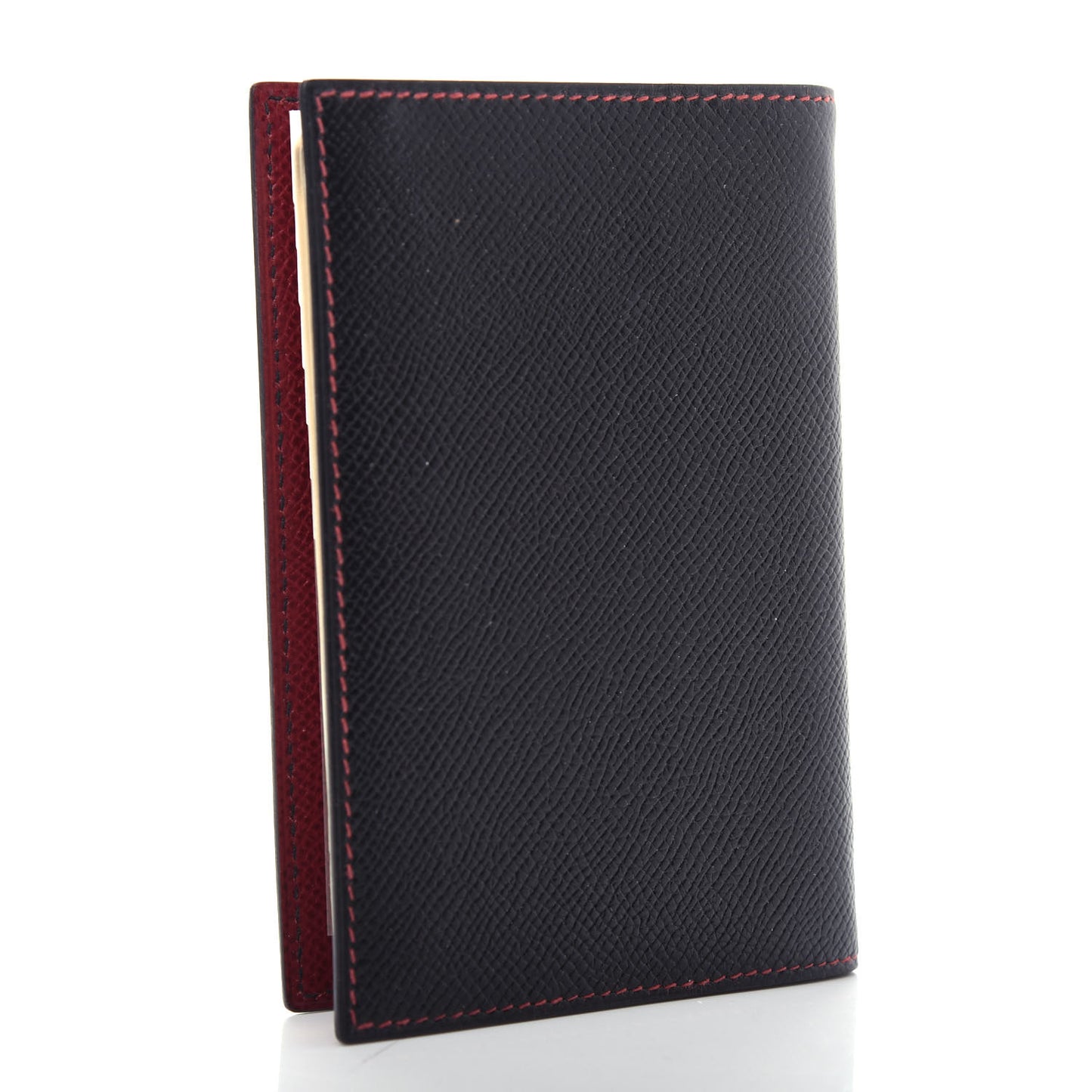 Courchevel Globe Trotter PM Agenda Cover Black Rouge Vif