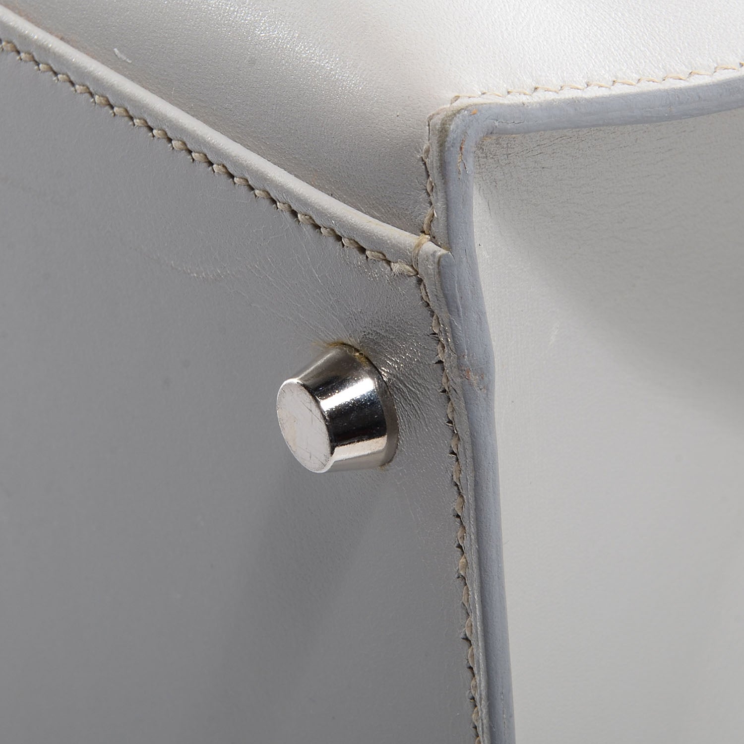 Hermes Box Kelly Sellier 35 Gris Pale 26 of 26