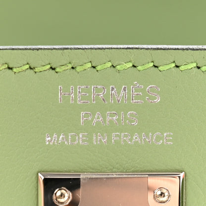 Hermes Swift Kelly Retourne 25 Vert Criquet 6 of 11