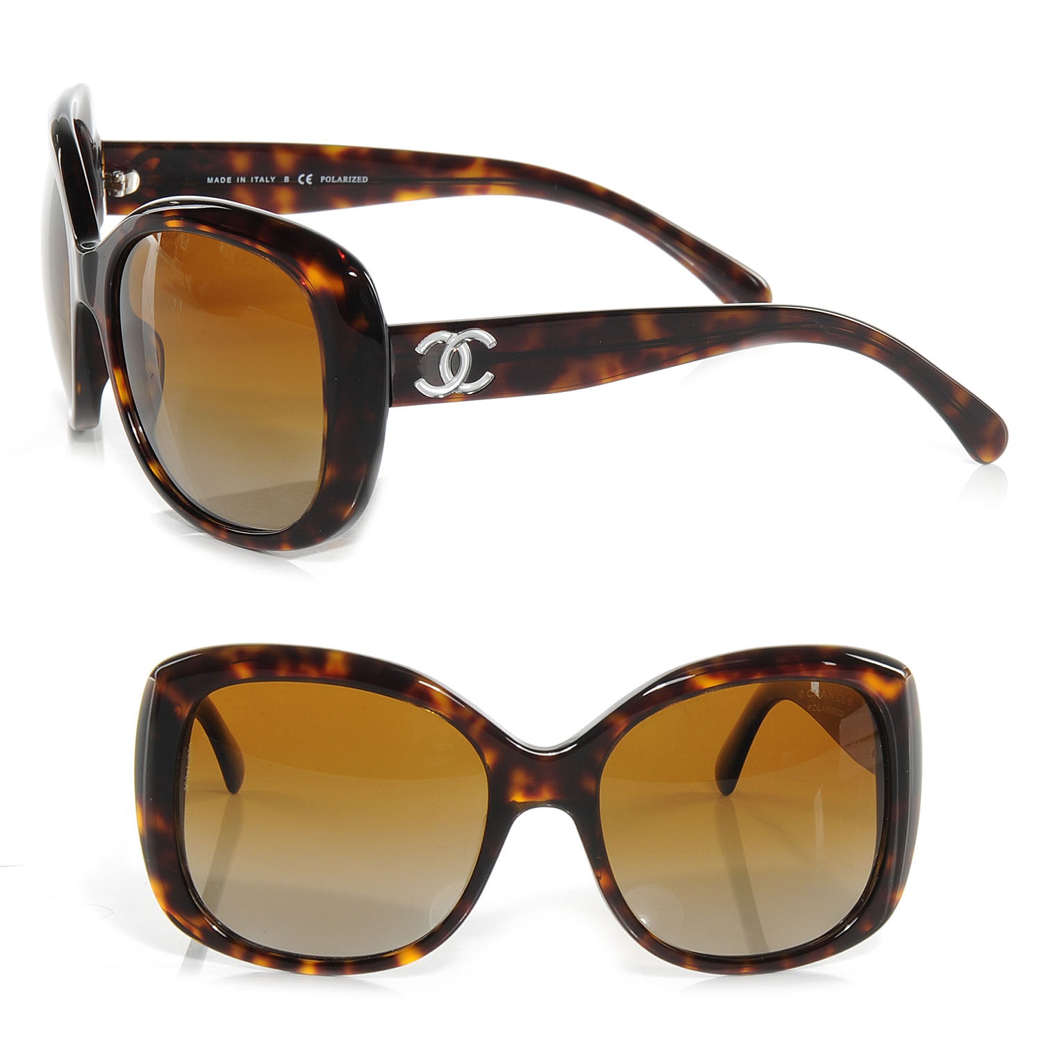 Chanel CC Sunglasses 5183 Tortoise 1 of 5