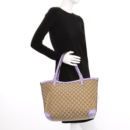Gucci Monogram Medium Craft Tote Lilac 10 of 20