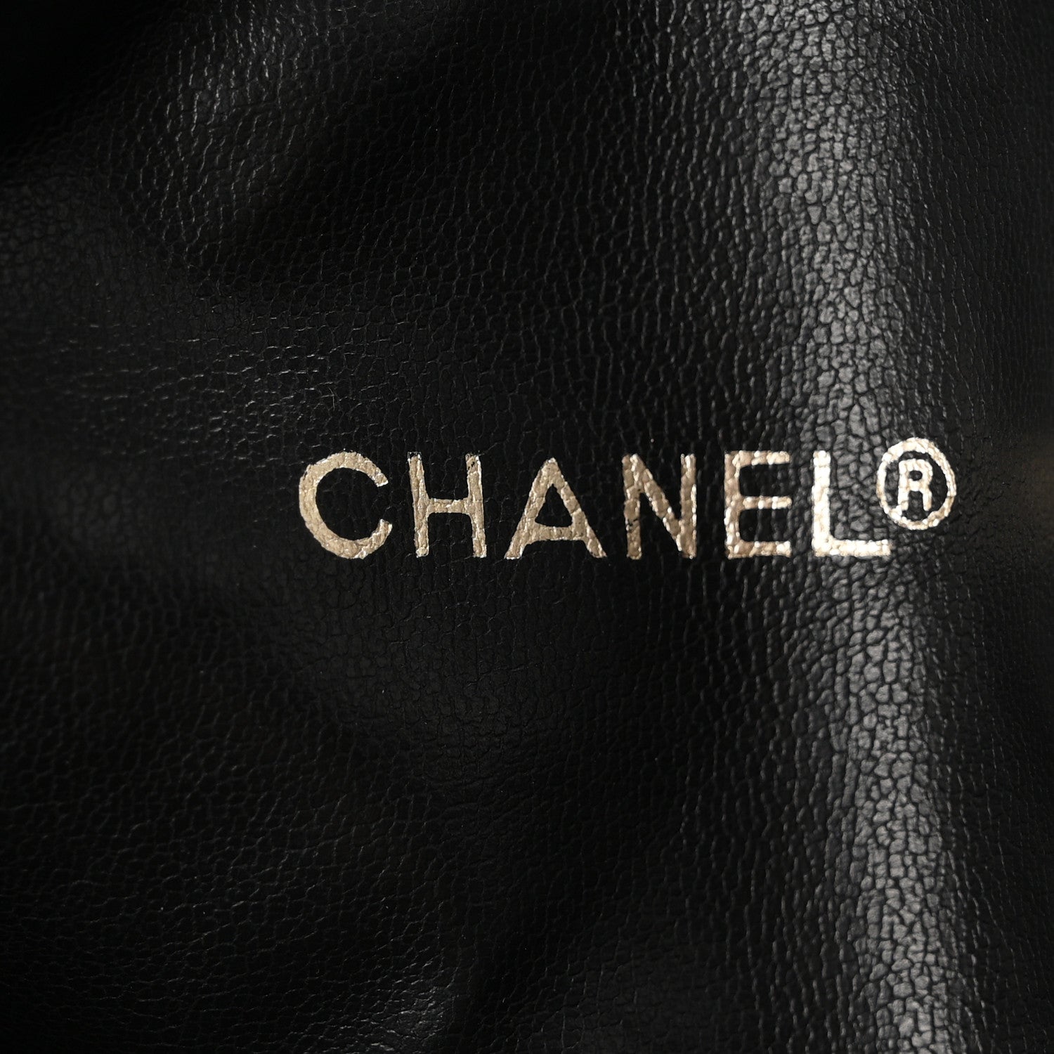 Chanel Lambskin Diamond Stitched Drawstring Shoulder Bag Black 7 of 12