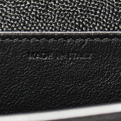 Saint Laurent Grain De Poudre Uptown Chain Wallet Black 7 of 12