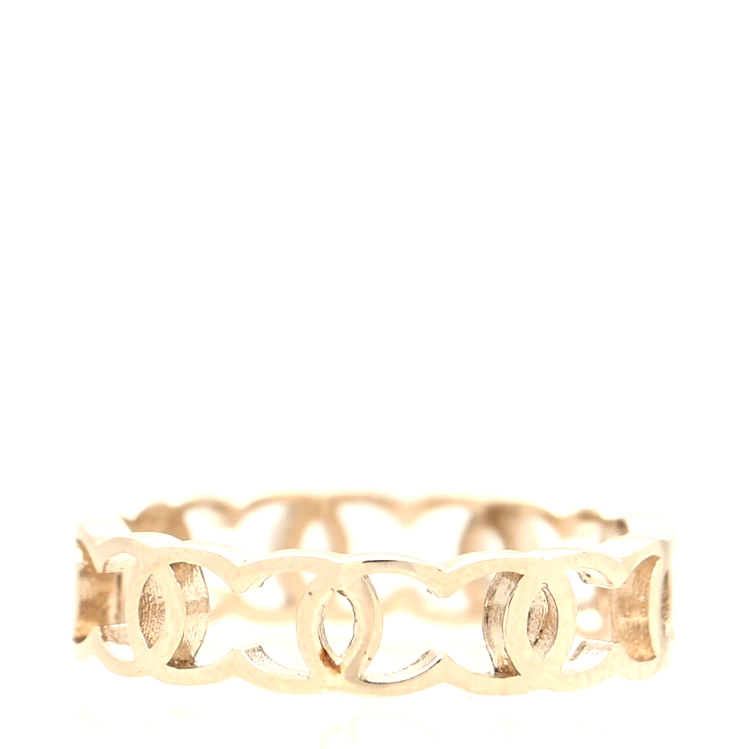 Chanel Metal CC Ring 6 52 Gold 1 of 4
