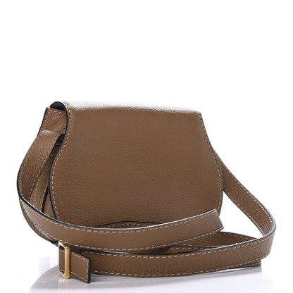 Chloe Calfskin Mini Marcie Round Crossbody Bag Nut 3 of 11