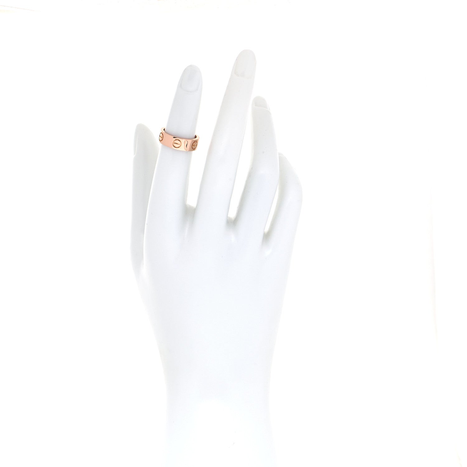 Cartier 18K Pink Gold 5.5mm LOVE Ring 47 4.25 2 of 4