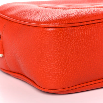 Gucci Pebbled Calfskin Small Soho Disco Bag Sun Orange 9 of 12