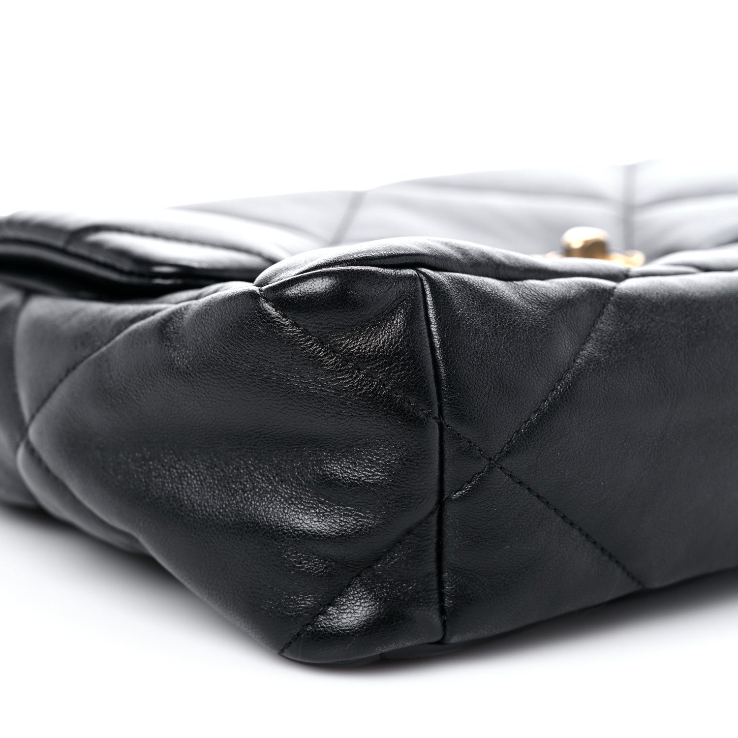 Chanel Lambskin Quilted Large Chanel 19 Flap Black 8 of 11