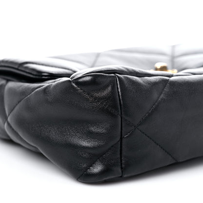 Chanel Lambskin Quilted Large Chanel 19 Flap Black 8 of 11