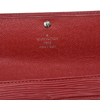 Louis Vuitton Epi Sarah Wallet Castillan Red 6 of 10