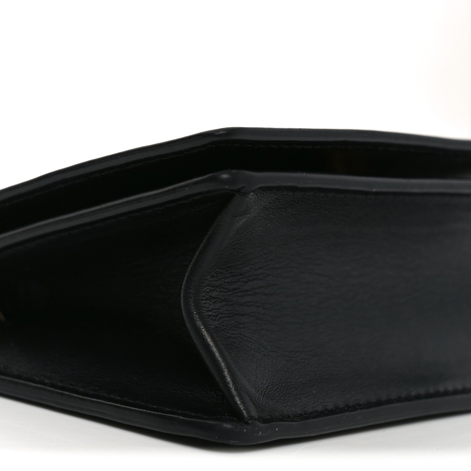 Versace Vitello Mini Virtus Chain Clutch Black 7 of 9